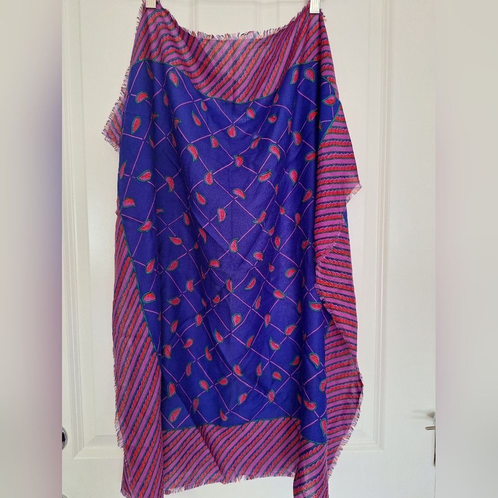 Givenchy Multicolor  Wool‎ & Silk Scarf